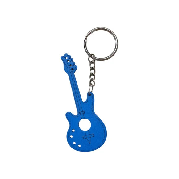 Wooden Guitar Keychain| New!| Available In 6 Colors - Picture 5 of 10